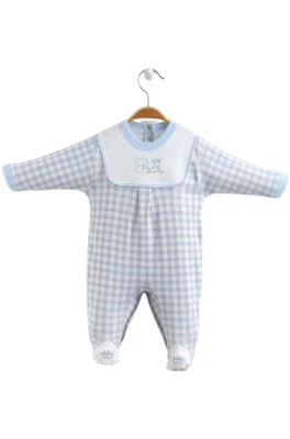 PRİNCE NAKIŞLI ERKEK BEBE TULUM 2442