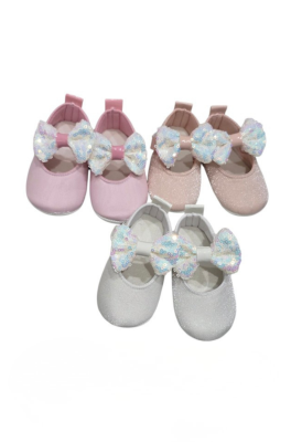PULLU FİYONK DETAYLI KIZ BEBE PATİK 4102