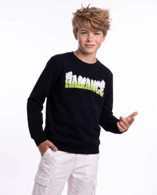 RADIENCE BASKILI 3 İP ERKEK ÇOCUK SWEAT 4187