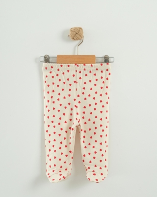 RAPOR KALP BASKILI PATİKLİ BEBE TEK ALT 2158