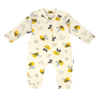 RAPORLU ARILAR MANŞETLİ PENYE BEBE TULUM 100102