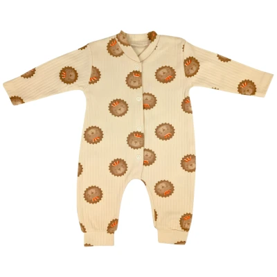 RAPORLU ASLAN BASKILI PENYE BEBE MANŞETLİ TULUM 100148
