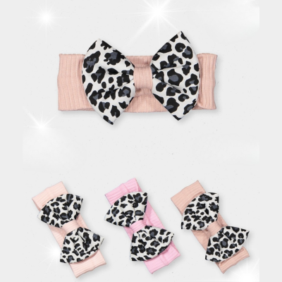RAPORLU LEOPAR TEMALI BEBE SAÇBANDI 6130