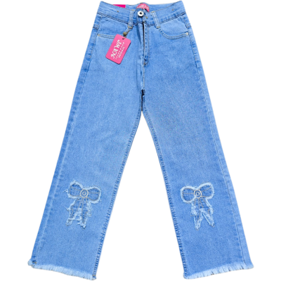 SALAŞ NAKIŞLI KIZ ÇOCUK PANTALON 4252