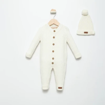 ŞAPKALI TRİKO BEBE TULUM 4095