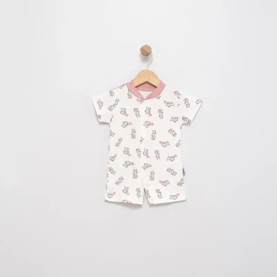 ŞEMSİYELİ FİL BASKILI PENYE BEBE TULUM 1450