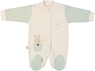 SİHİRBAZ TAVŞAN NAKIŞLI PENYE BEBE TULUM 8110