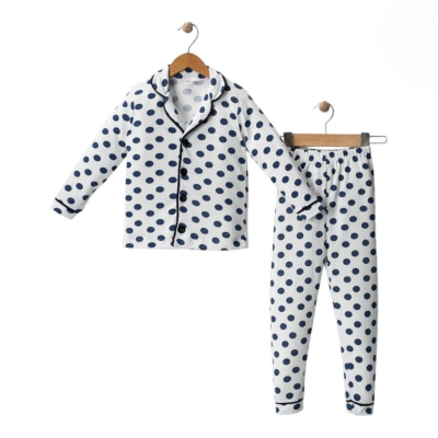 ŞİRİN PUANLI BEBE PİJAMA TAKIM 8107