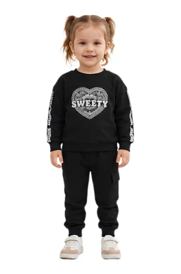 SWEETY CEPLİ KIZ ÇOCUK TAKIM 26762