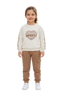 SWEETY CEPLİ KIZ ÇOCUK TAKIM 26838