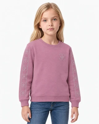 TAŞLI 3 İP KIZ ÇOCUK SWEAT  4955