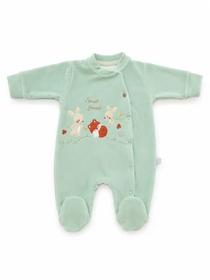 TAVŞANLI KADİFE BEBE TULUM  2132