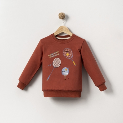 TENİS BASKILI ERKEK SWEATSHIRT