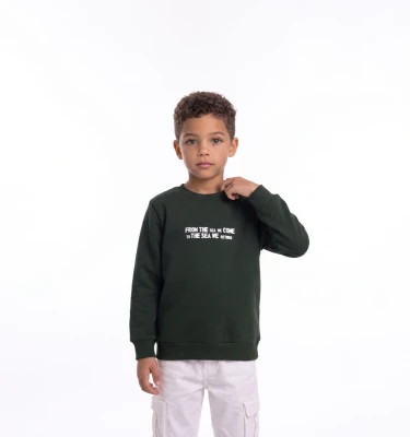 THE SEA BASKILI 3 İP ERKEK ÇOCUK SWEAT 4192