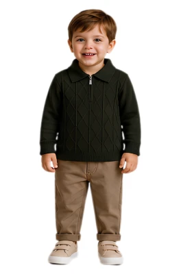 TRİKO KAZAKLI ERKEK BEBE TAKIM 3952