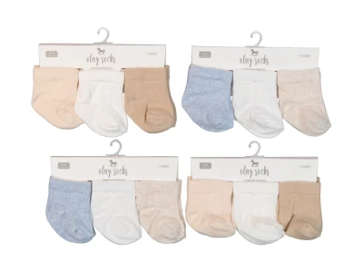 ÜÇLÜ ERKEK BEBE SOKET ÇORAP (12*3LÜ) 0053