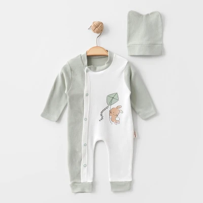 UÇURTMALI TAVŞAN UNISEX PENYE BEBE TULUM 4571