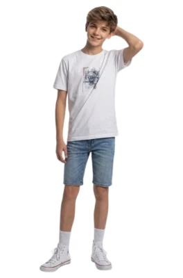 VAZO BASKILI ERKEK ÇOCUK TİŞÖRT 4156