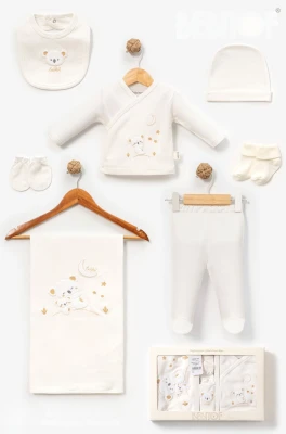 YAVRULU KOALA NAKIŞLI 7 Lİ BEBE ZIBIN SETİ 13000