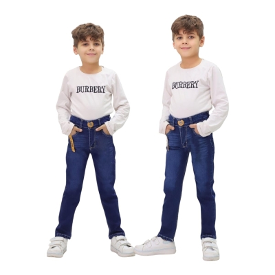 YIPRATMA DESEN ERKEK ÇOCUK KOT PANTALON 1013