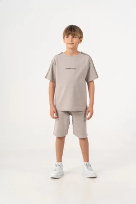 YOU ARE ŞERİTLİ ERKEK ÇOCUK PENYE İKİLİ TAKIM 7191