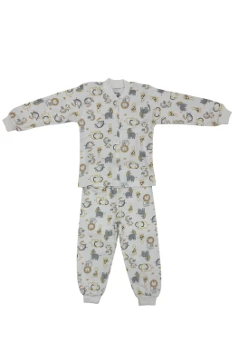 ZEBRA ASKILI ÇITÇITLI BEBE PİJAMA TAKIM 1457