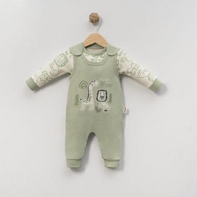ZÜRAFA ASLAN BASKILI ERKEK BEBE SLOPET TAKIM 3013