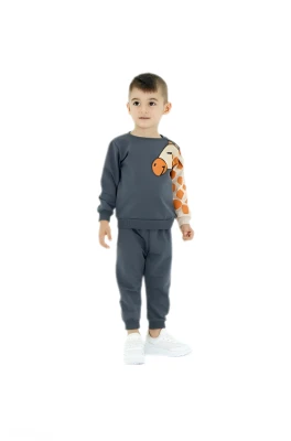 ZÜRAFA BASKILI ERKEK ÇOCUK TAKIM 30126