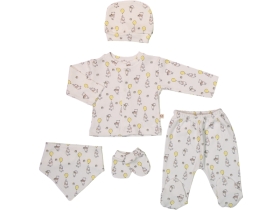 WİNNİE THE POOH BASKILI BEŞLİ SET